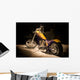 Chopper Motorcycle Wall Mural