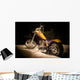 Chopper Motorcycle Wall Mural