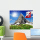 Beautiful Mountain Matterhorn with Wall Decal Design 1
