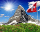 Beautiful Mountain Matterhorn with Wall Decal Design 1