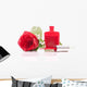 Rose and Nail Polish Wall Mural