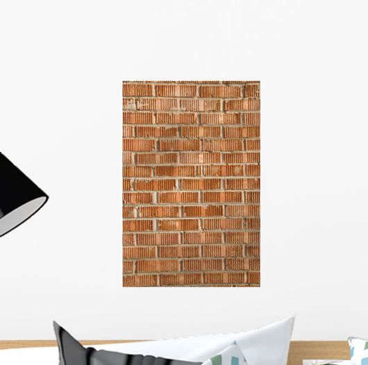 Red Brick Wall Wall Decal