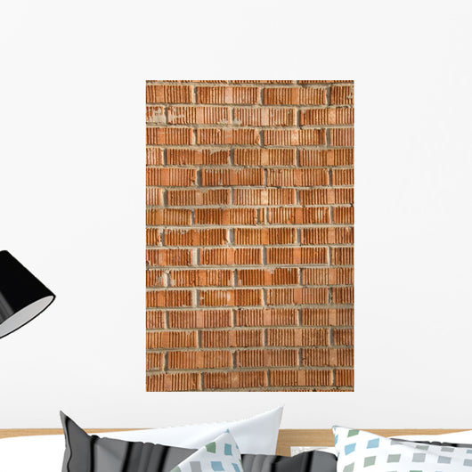 Red Brick Wall Wall Decal