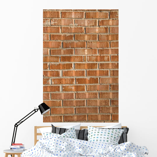 Red Brick Wall Wall Decal