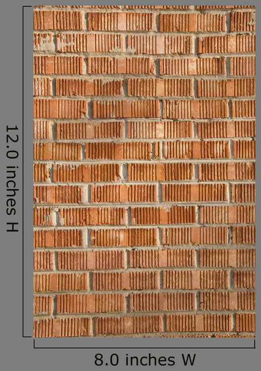 Red Brick Wall Wall Decal