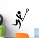 Lacrosse Sign Wall Decal