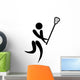 Lacrosse sign Wall Decal