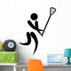 Lacrosse sign Wall Decal