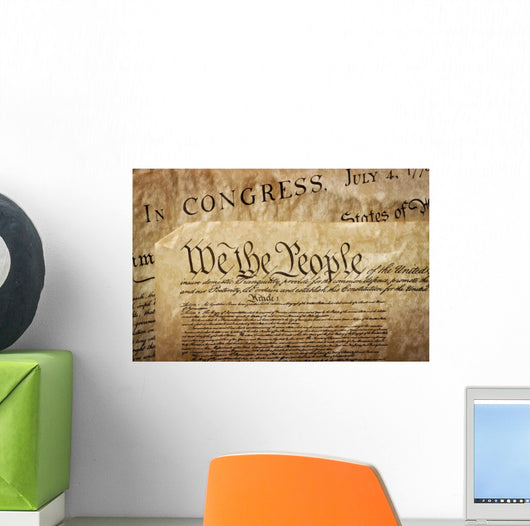 Close-up Us Constitution