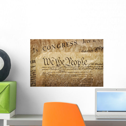 Close-up Us Constitution