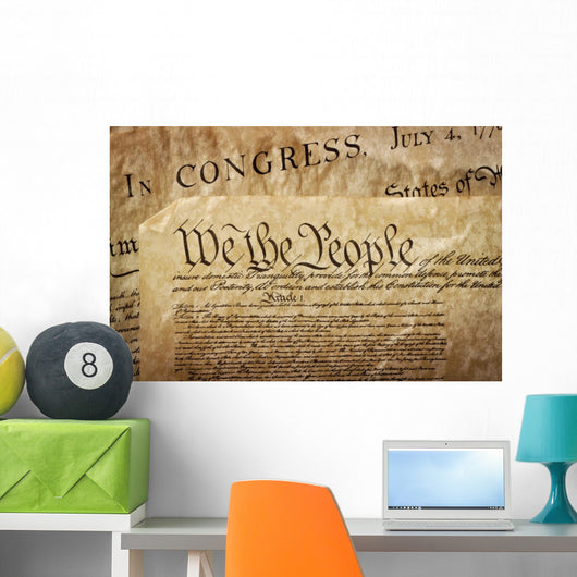 Close-up Us Constitution