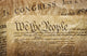 Close-up Us Constitution