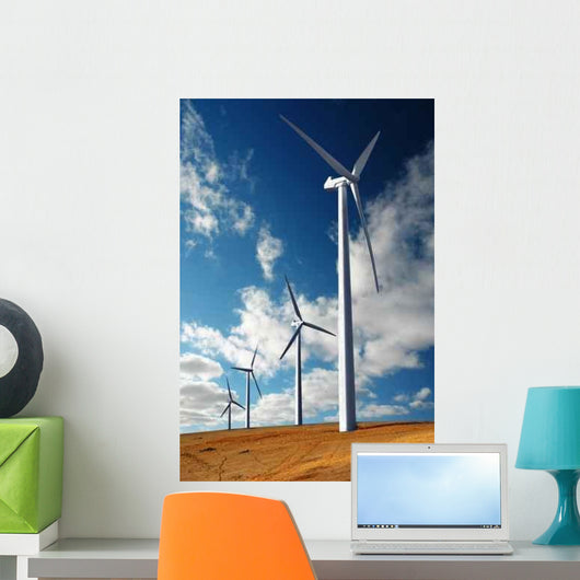 Wind Farm Wall Decal Design 1
