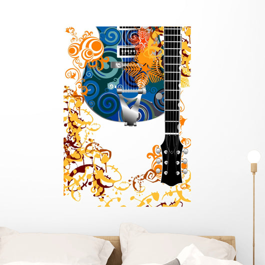 Music Instrument Wall Mural