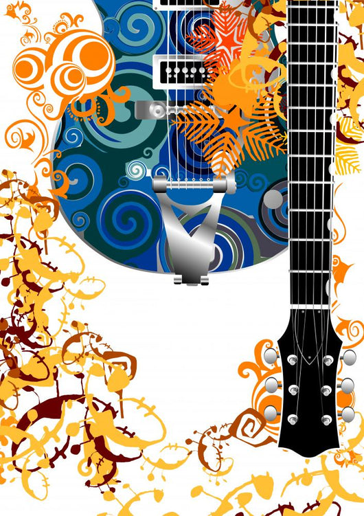 Music Instrument Wall Mural