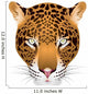 Leopard Head Vector Wall Decal