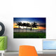 Ricefield Sunrise Wall Decal