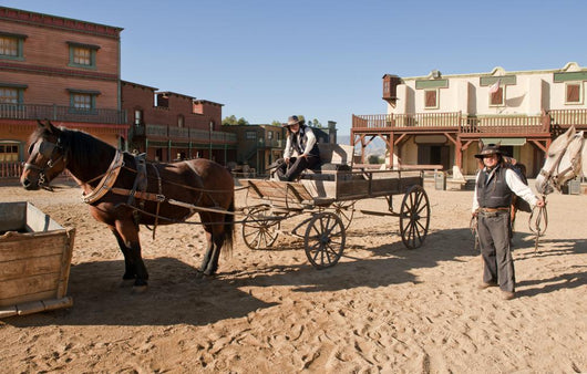 Western Town Film Set Wall Decal