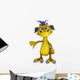 Cute Cartoon Monster Doing Wall Decal