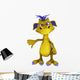 Cute Cartoon Monster Doing Wall Decal