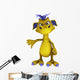 Cute Cartoon Monster Doing Wall Decal
