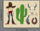 Vector Wild West Elements