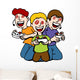 Video Game Addicted Kids Wall Decal