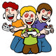 Video Game Addicted Kids Wall Decal