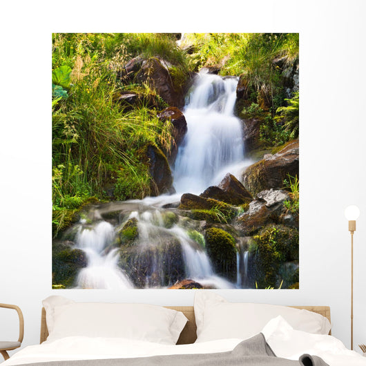 Small Natural Spring Waterfall
