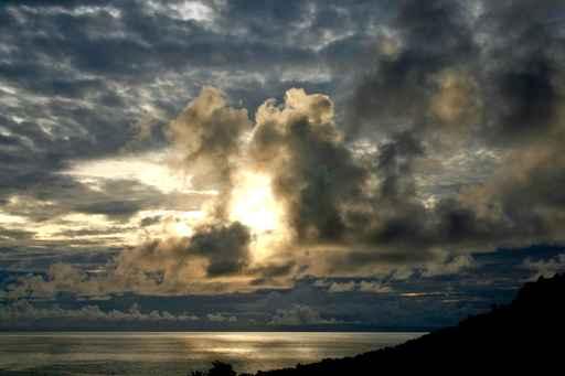 Guam Dark Sunrise Wall Decal