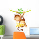 Monkey on liana Wall Decal