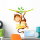 Monkey on liana Wall Decal