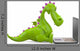 Dino Baby Green Glossy