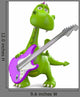 Dino Baby Green Glossy