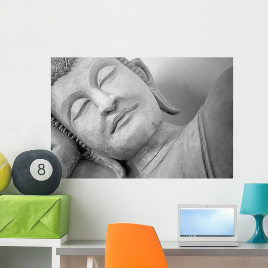 Face Budda Statue Black