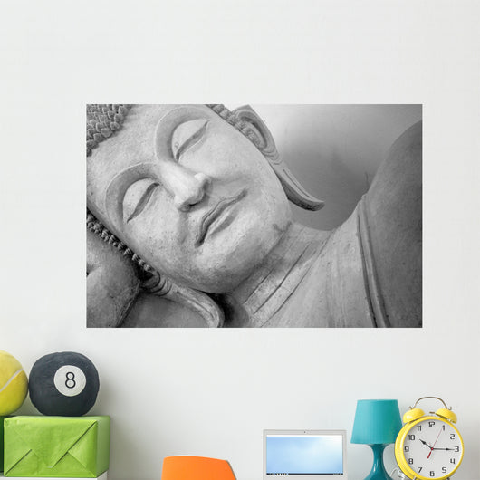 Face Budda Statue Black