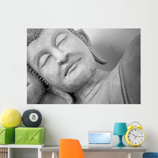 Face Budda Statue Black