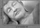 Face Budda Statue Black