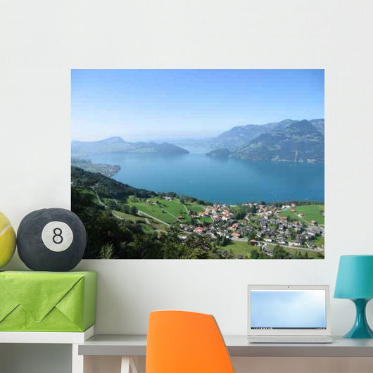 Emmetten Lake Lucerne Wall Decal