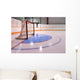 Hockey or Ringette Net and Crease in the Rink Wall Mural