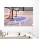Hockey or Ringette Net and Crease in the Rink Wall Mural