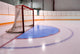 Hockey or Ringette Net and Crease in the Rink Wall Mural