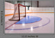 Hockey or Ringette Net and Crease in the Rink Wall Mural