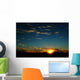 Blue Sunset Wall Decal