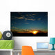 Blue Sunset Wall Decal
