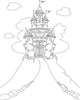 Magic Castle Coloring Page