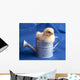Baby Chick in Watering Can Wall Mural