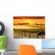 Vineyard Sunset Wall Decal