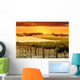 Vineyard Sunset Wall Decal