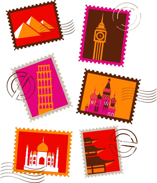 Landmarks Stamps